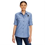 Burnside Ladies' Chambray Woven Shirt